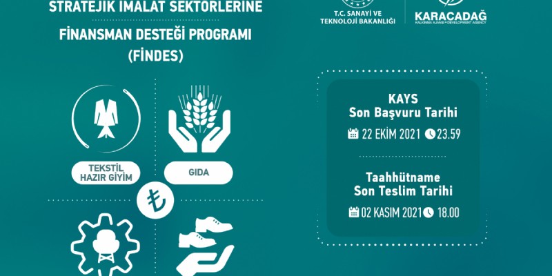 KARACADAĞ Kalkınma Ajansı 2021 Yılı Stratejik İmalat Sektörlerine Finansman Desteği Programı İlan Edildi